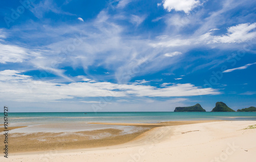 Beach and blue sky