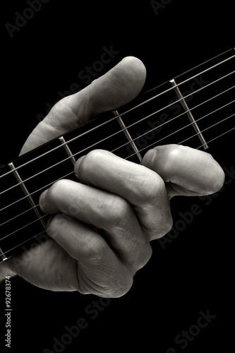 The Tristan chord on guitar (higher four strings)