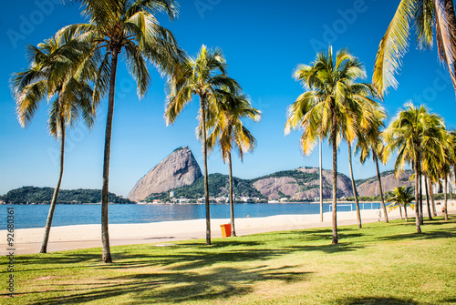  Botafogo beach and Sugarloaf  mountain,n Rio de Janeiro, Brazil photo