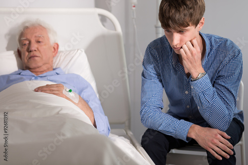 Mentaly broken elder patient