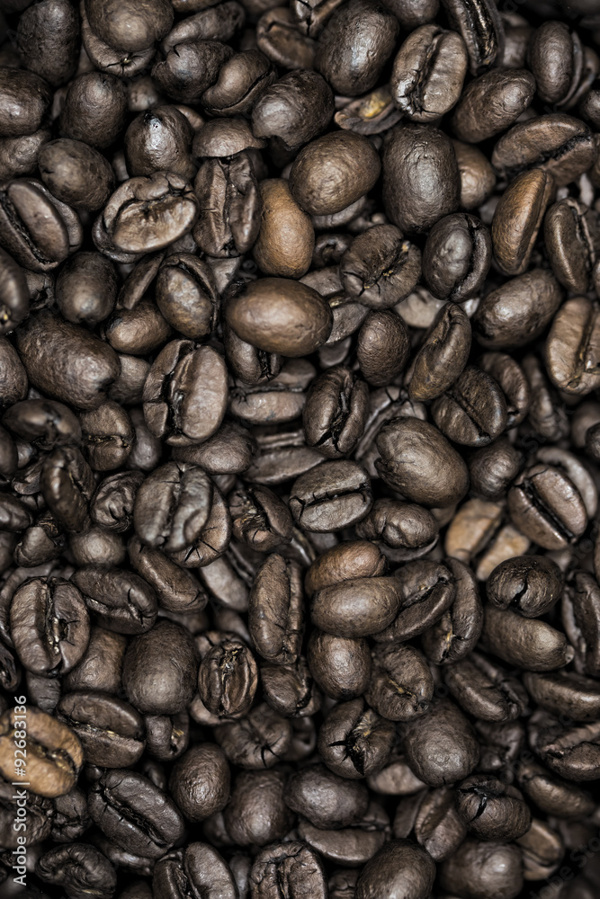 roasted coffee beans, can be used as a background roasted coffee beans, can be used as a background