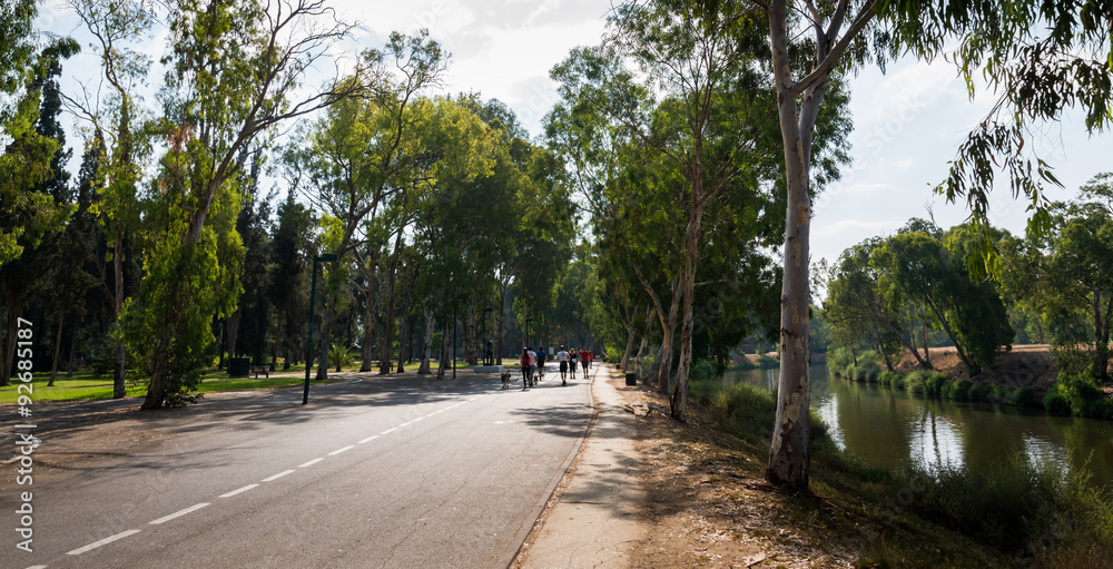 Yarkon River in Tel Aviv