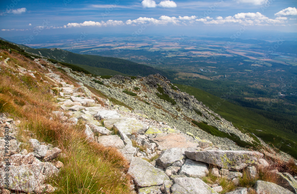 Naklejka premium View from High Tatras, Slovakia