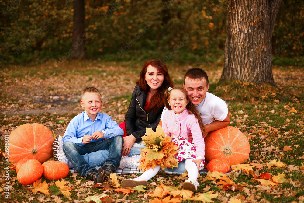 Fototapeta premium Family.