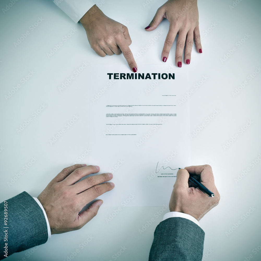 Termination. Рука подписывает документ картинки. men&#039;s docs termination. termination of employment.