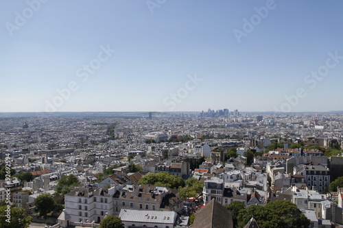 Paysage urbain à Paris, vue depuis le Sacré Cœur © Atlantis