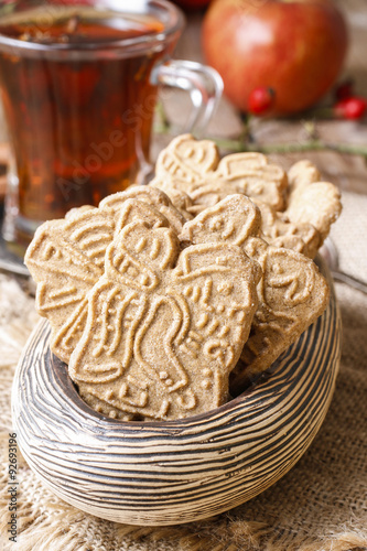 Speculaas is a type of spiced shortcrust biscuit