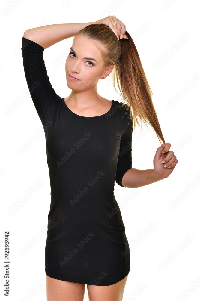 Glamour portrait of beautiful woman Glamour portrait of beautiful woman