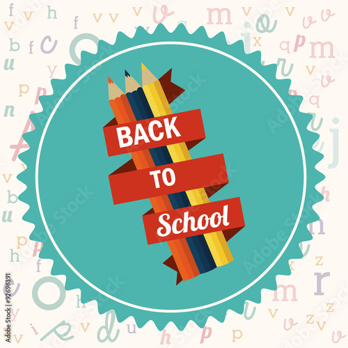 Back to school icons design 
