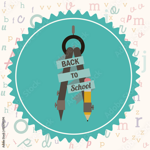 Back to school icons design 