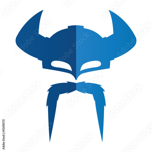 Viking Helmet Simple Silhouette