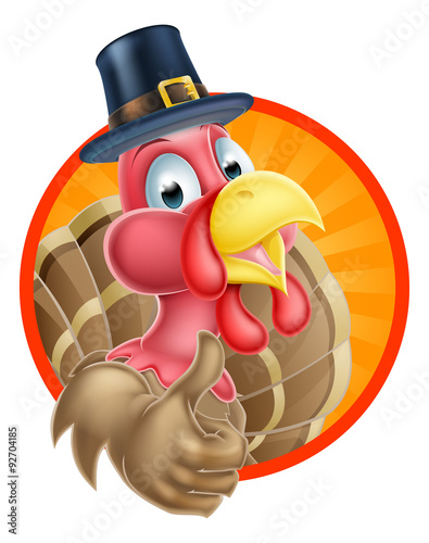 Cartoon Thanksgiving Turkey