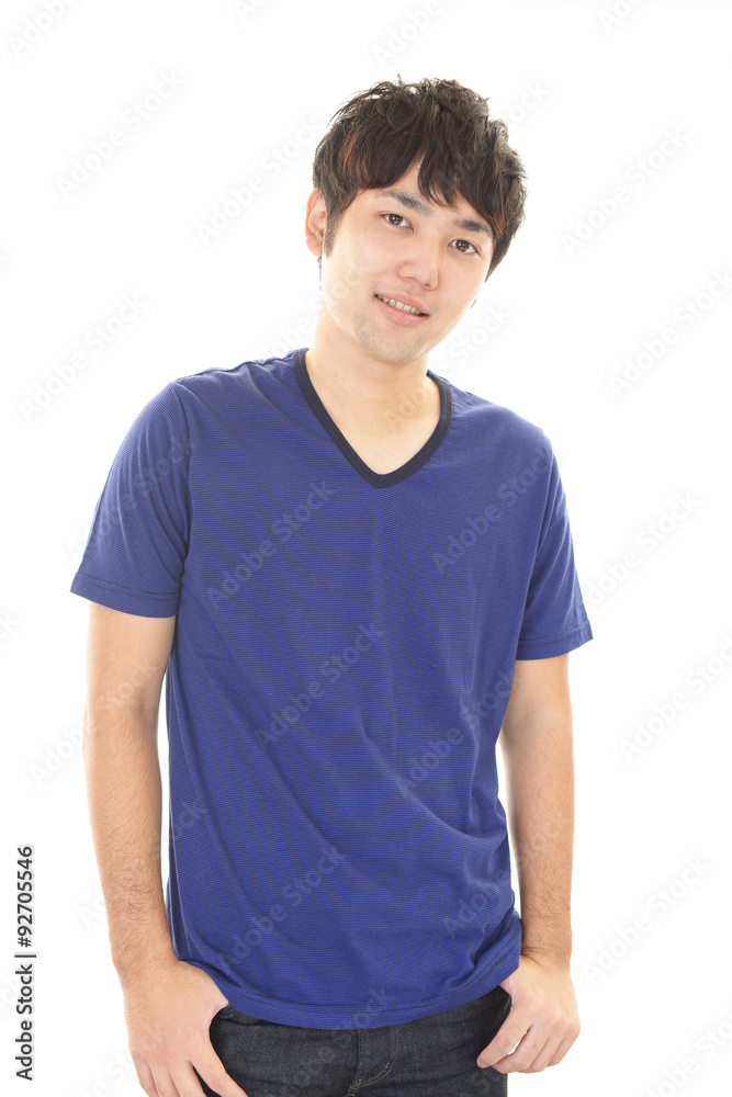 笑顔の青年 笑顔の青年