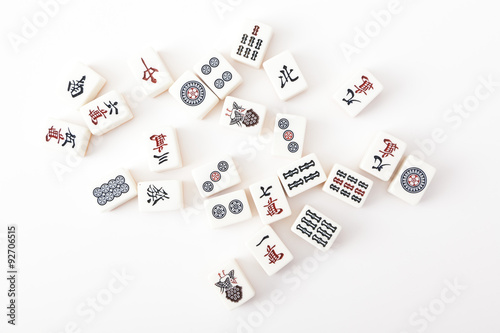 Fotografie An Image of Mahjong Tile