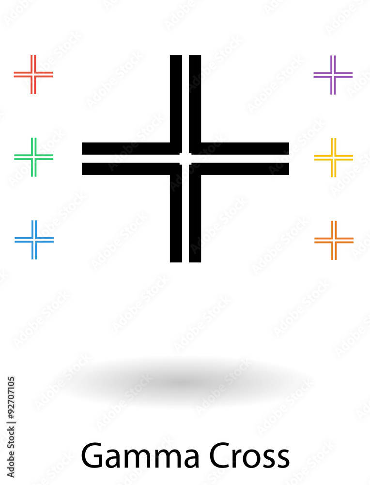 Obraz premium Gamma cross