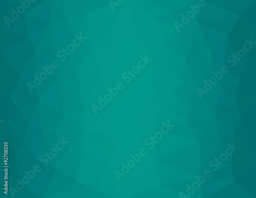 Abstract green polygon vector background