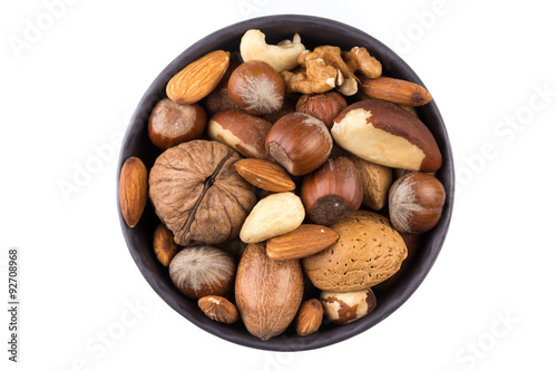 Nuts mix in bowl