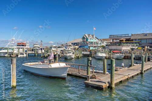 Oak Bluffs harbor on Marthas Vinyard photo