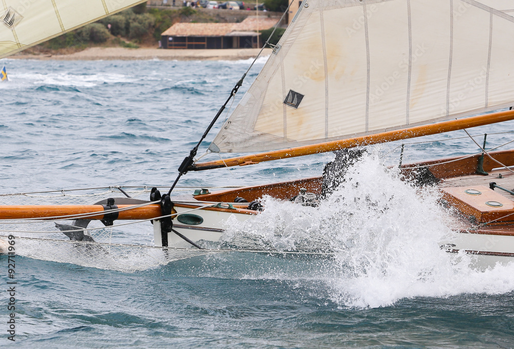 Naklejka premium les voiles de saint tropez