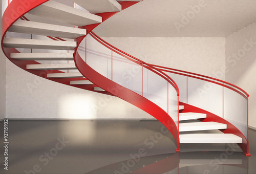 partenza scala elicoidale in ferro