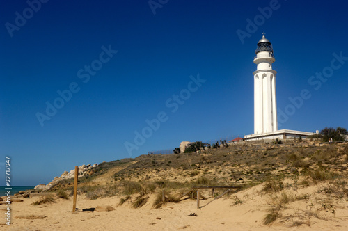 Trafalgar lighthouse  Ca  os de Meca  Cadiz  Andalucia  Spain