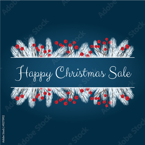 Christmas Background with Fir-Tree