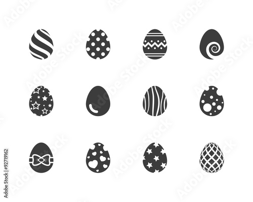 Easter eggs icons.