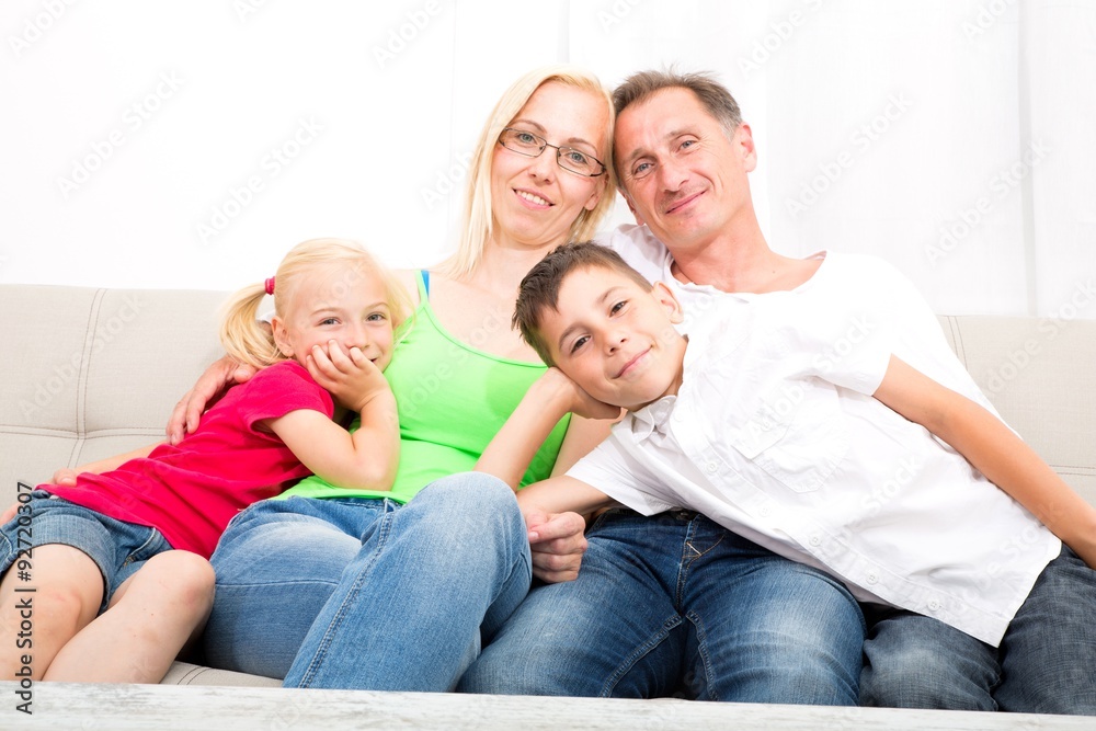 Family on the Sofa