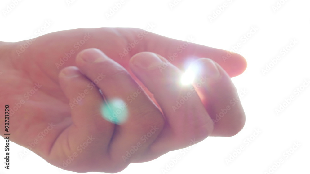 Sun's rays through fingers of male hand. 4K UHD.
Sun's rays through fingers of male hand. 4K UHD.