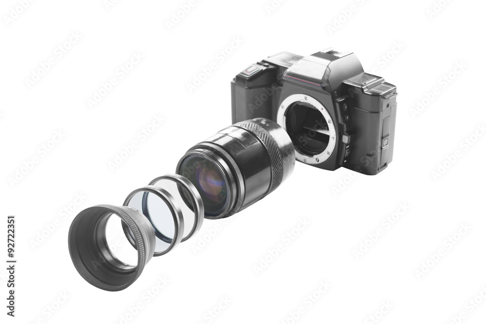 Parts of an Analog Camera Stock Photo | Adobe Stock