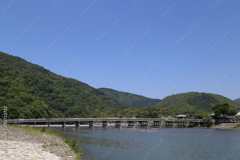 渡月橋 嵐山 渡月橋 嵐山