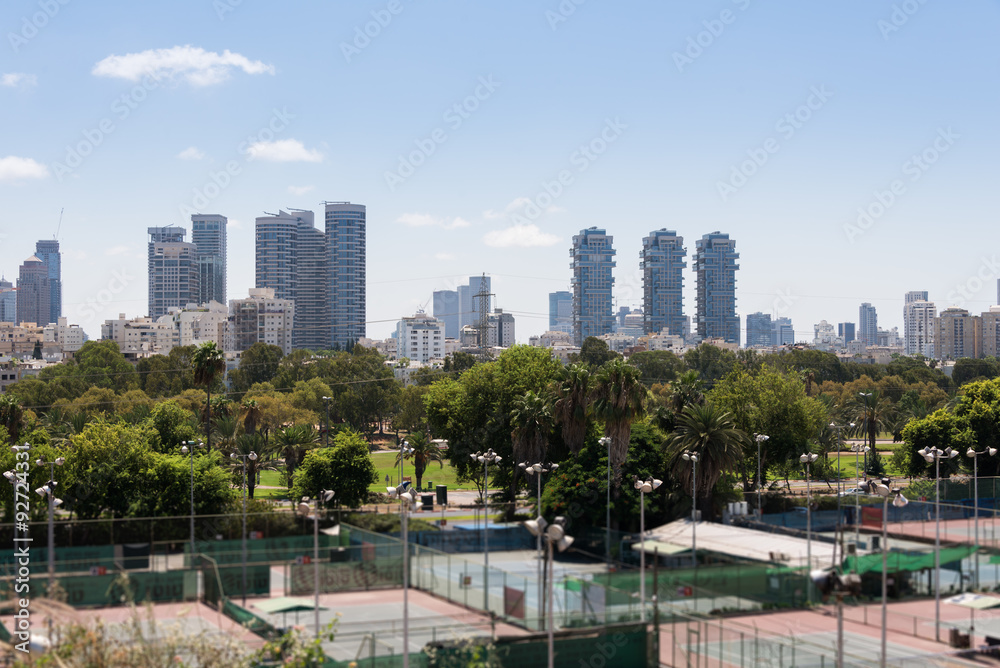 Tel Aviv view from Eretz Israel Museum
