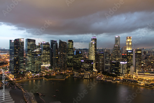 Singapore city at night © 123sasha