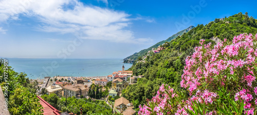 Fototapeta Naklejka Na Ścianę i Meble -  Postcard view of Amalfi Coast, Campania, Italy