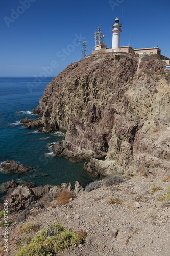 Cabo de Gata Lighthouse, Cabo de Gata-Nijar Natural Park, Almeri © Francisco Javier Gil