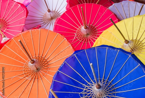 Colorful Paper Umbrella