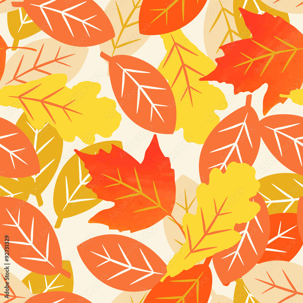 Leaves pattern. Leaves pattern.