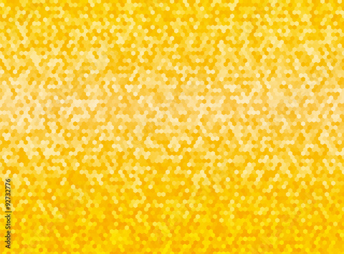 hexagon yellow gradient background