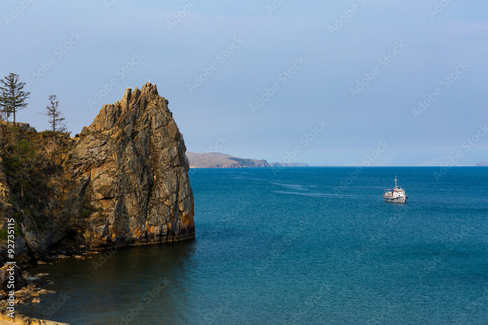 Baikal, the coast of Olkhon island near the village of Khuzhir