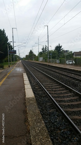 Voie ferroviaire photo