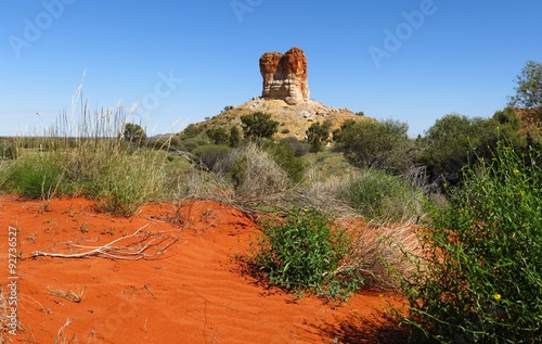 Chambers Pillar, Northern Territory, Australia photo