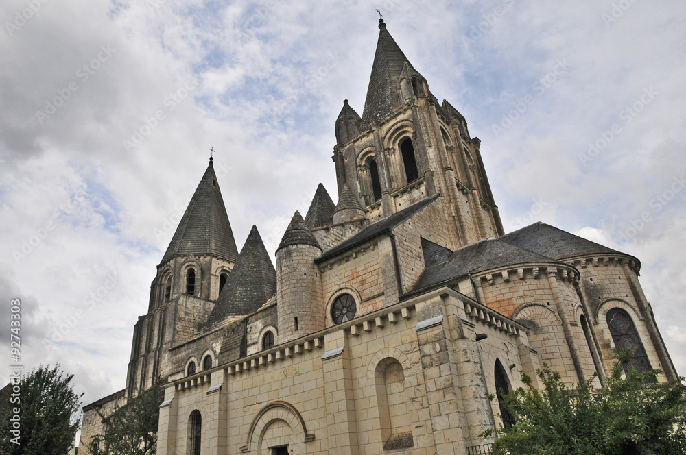 Loches, la chiesa di Saint Ours - Indre Loira, Francia