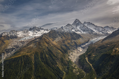 fonte des glaciers chamonix