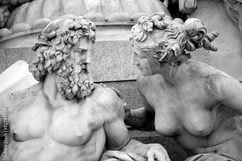 Pallas-Athena-Brunnen Fountain, Austrian Parliament in Vienna, A photo