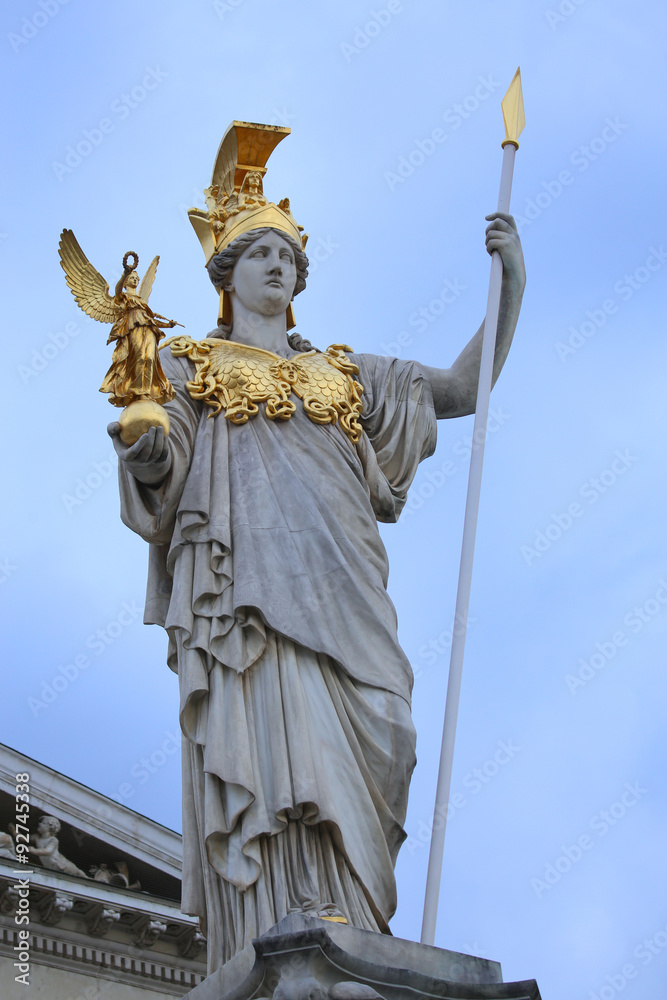 Fototapeta premium The Austrian Parliament in Vienna, Austria