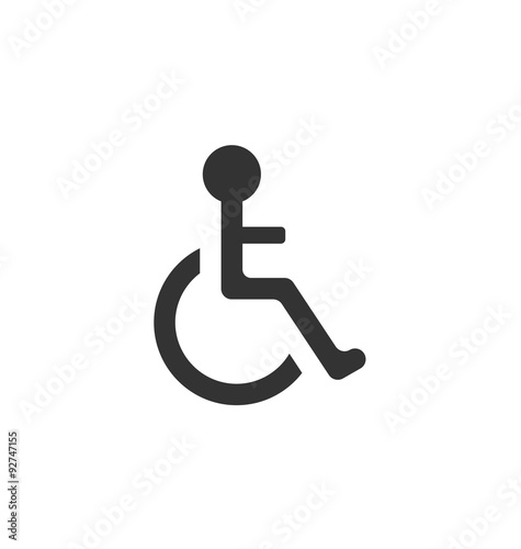 Pictogram of Disabled in Wheelchair