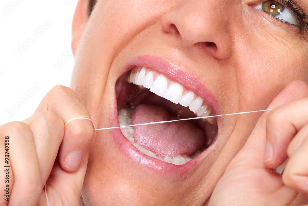 Fototapeta premium Beautiful healthy smile.