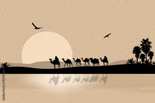 Camel caravan