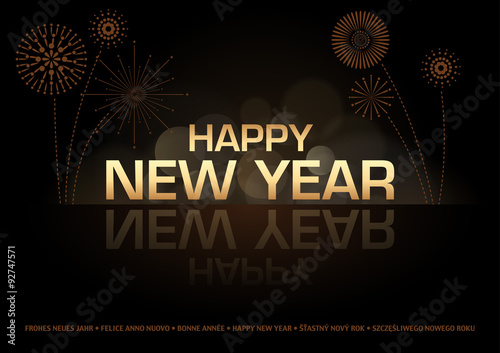 Happy New Year Greeting Car...