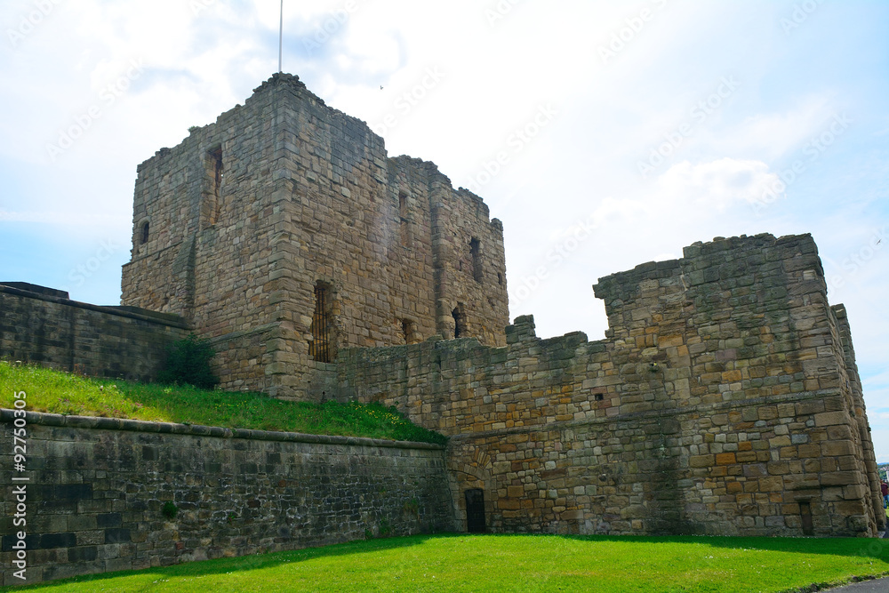 Ruins of the nunnery and the fort, Tynemouth, England